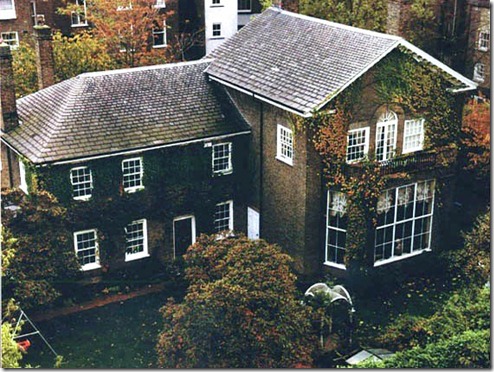 The Garden Lodge home in Londra