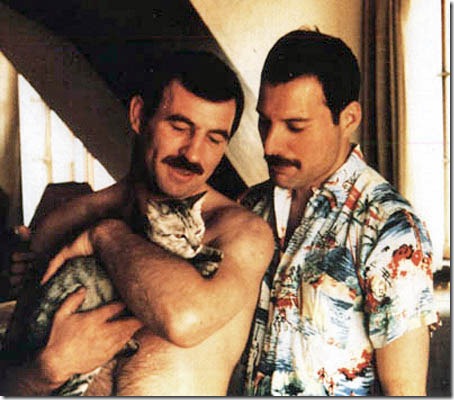 Freddie con Jim Hutton
